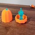 Đèn bí ngô ngón tay giữa hài hước cho Halloween - Thumbnail 3