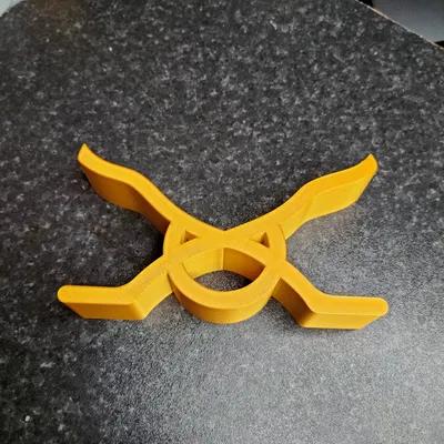 Hộp đèn Kitsune phong cách Nhật Bản có chân đế