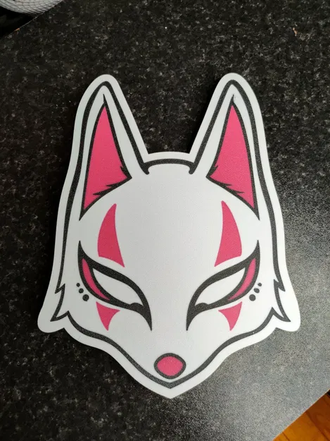 Hộp đèn Kitsune phong cách Nhật Bản có chân đế - Image 5