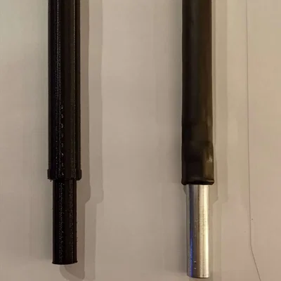 Mở rộng cột lều cho xe đạp tải Babboe dài 7cm