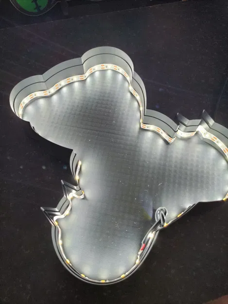 Hộp đèn gấu bông kinh dị đầy màu sắc - Image 4