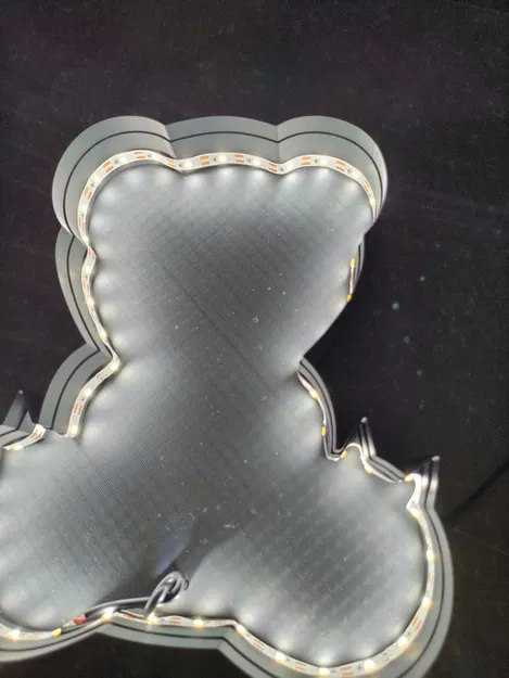 Hộp đèn gấu bông kinh dị đầy màu sắc - Image 6