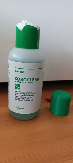 Nắp bình Koboclean dễ vỡ cho việc vệ sinh - Image 1