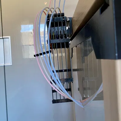 Cơ chế bản lề cho nắp Enclosure V2 của MMU3 Puffer