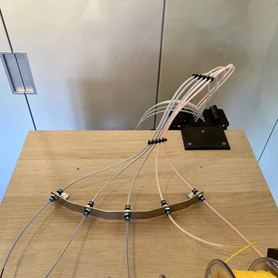 Cơ chế bản lề cho nắp Enclosure V2 của MMU3 Puffer