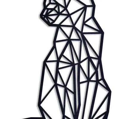 Mèo dễ thương phong cách Voronoi