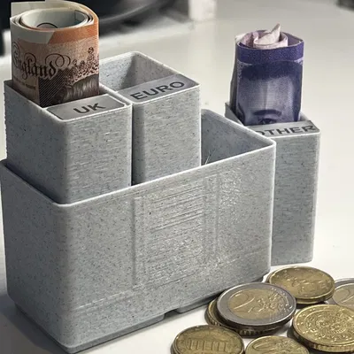 Giá đỡ tiền tệ cho hệ thống Gridfinity