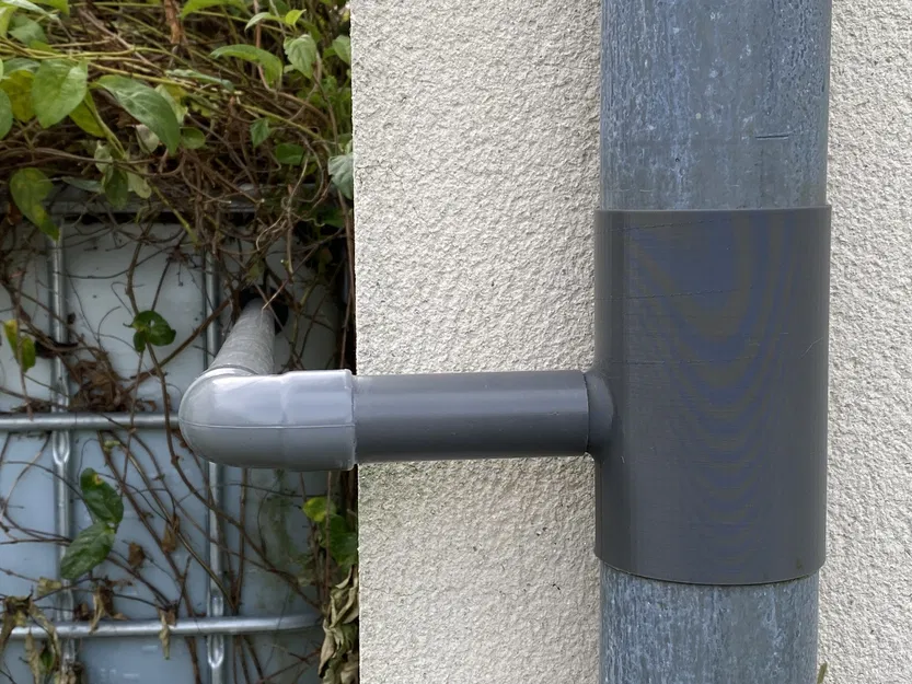 Hệ thống thu nước mưa cho máng xối kẽm 80mm - Image 1