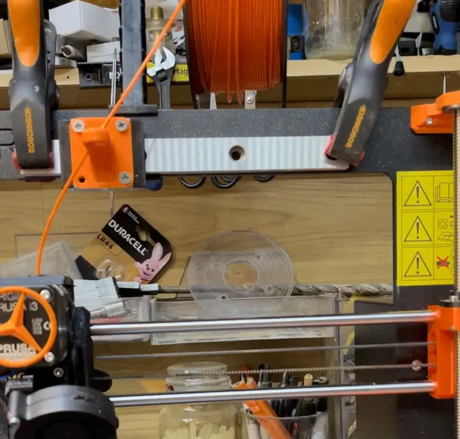 Hướng dẫn filament đường ray tuyến tính Prototype thử nghiệm ray 20mm. Bây giờ có các hỗ trợ ray. - Image 3