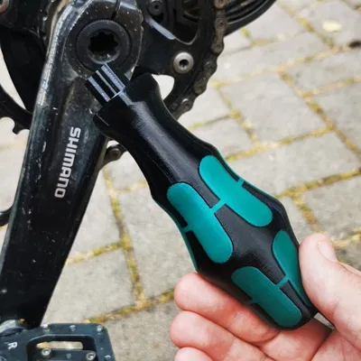 Công cụ Wera Kraftform kết hợp Shimano HollowTech TL-FC16