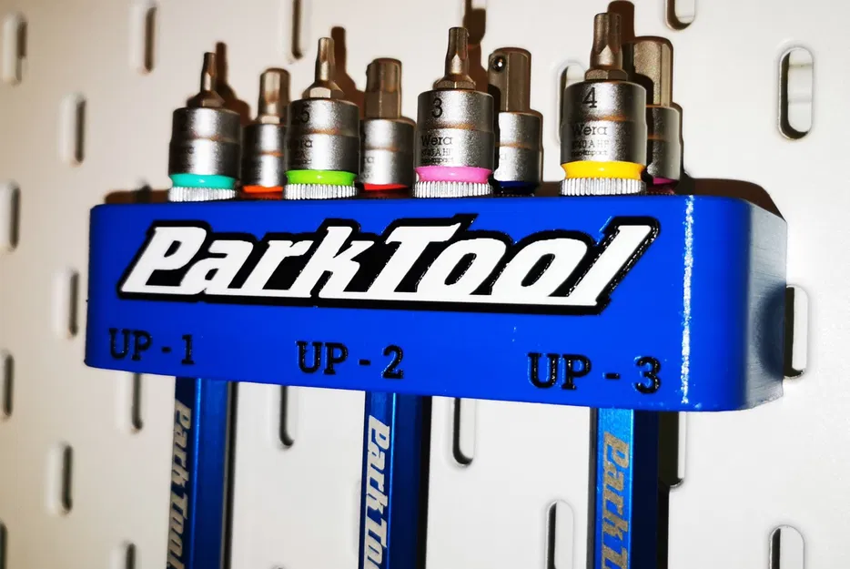 Giá đỡ dụng cụ Ikea Skadis kết hợp Parktool và Wera A2 ¼ - Image 1