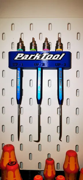 Giá đỡ dụng cụ Ikea Skadis kết hợp Parktool và Wera A2 ¼ - Image 2