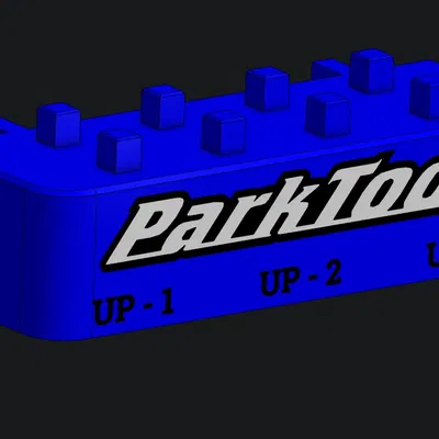 Giá đỡ dụng cụ Ikea Skadis kết hợp Parktool và Wera A2 ¼