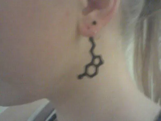 Khuyên tai Dopamine và Serotonine độc đáo - Image 3