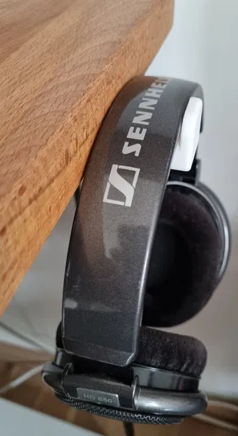 Giá treo tai nghe Sennheiser HD650 gắn dưới bàn - Image 3