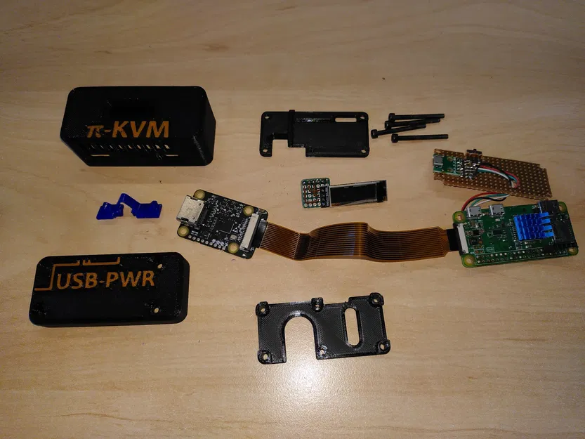 Vỏ cho Pi-KVM (zero) với màn hình OLED - Image 3