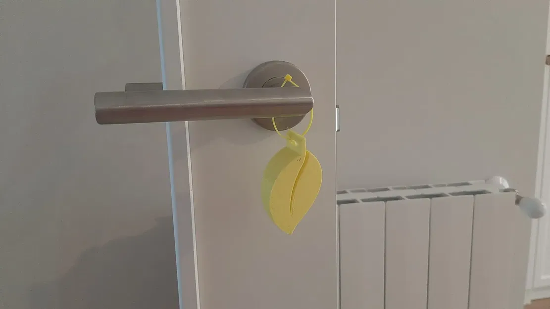 Giá đỡ cửa hình chiếc lá đơn giản - Image 2