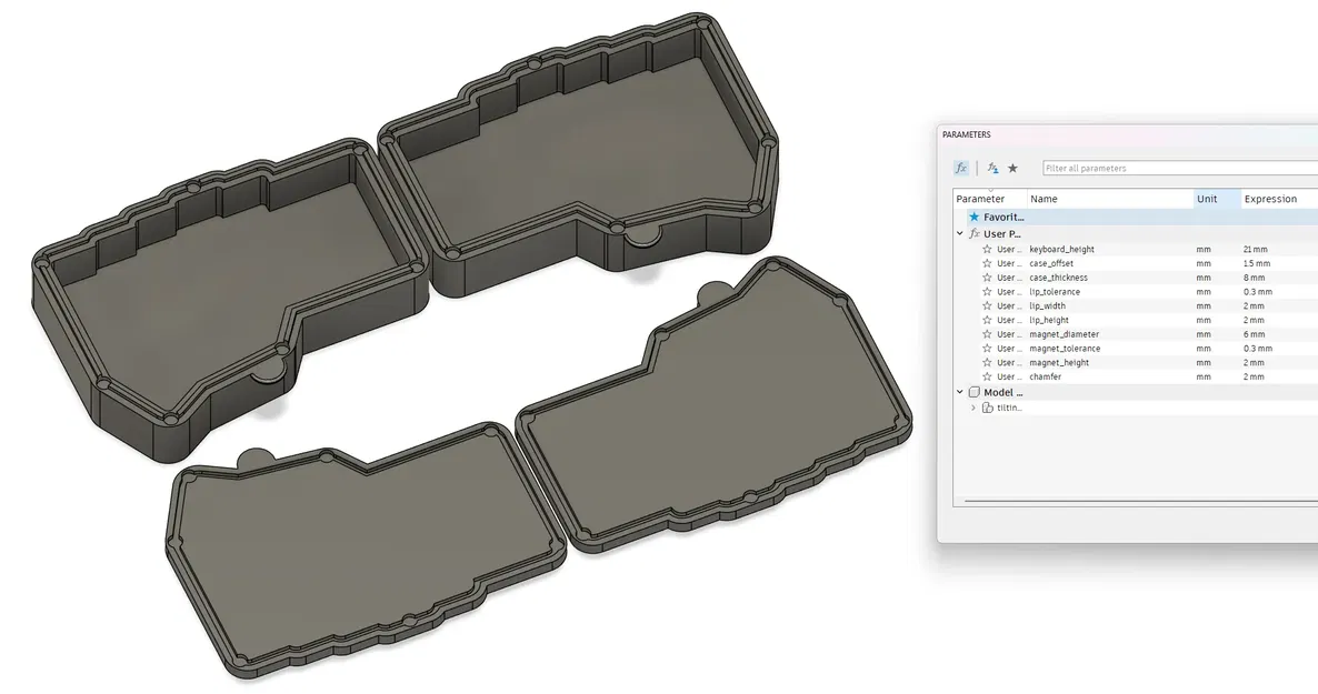Hộp đựng di động tùy chỉnh cho bàn phím Corne - Image 3