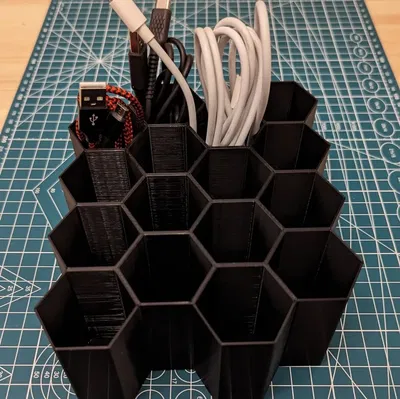 Giá đỡ cáp tổ ong cho ngăn kéo Ikea Kallax