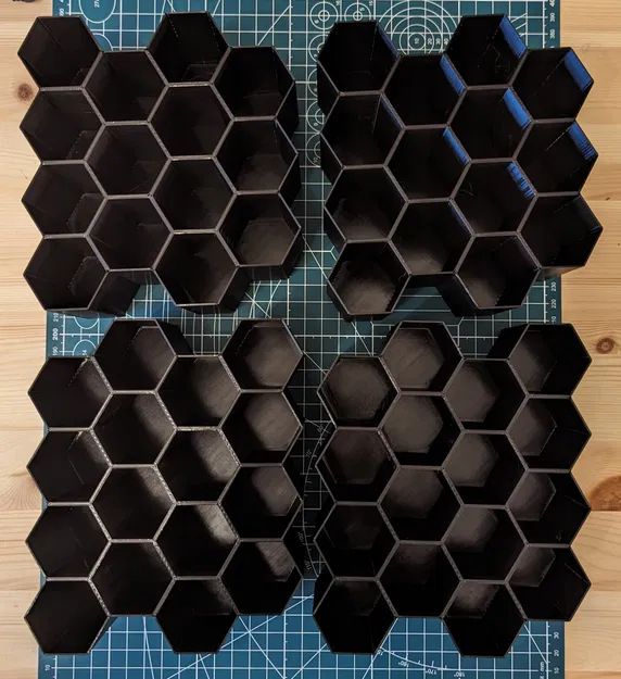 Giá đỡ cáp tổ ong cho ngăn kéo Ikea Kallax - Image 3