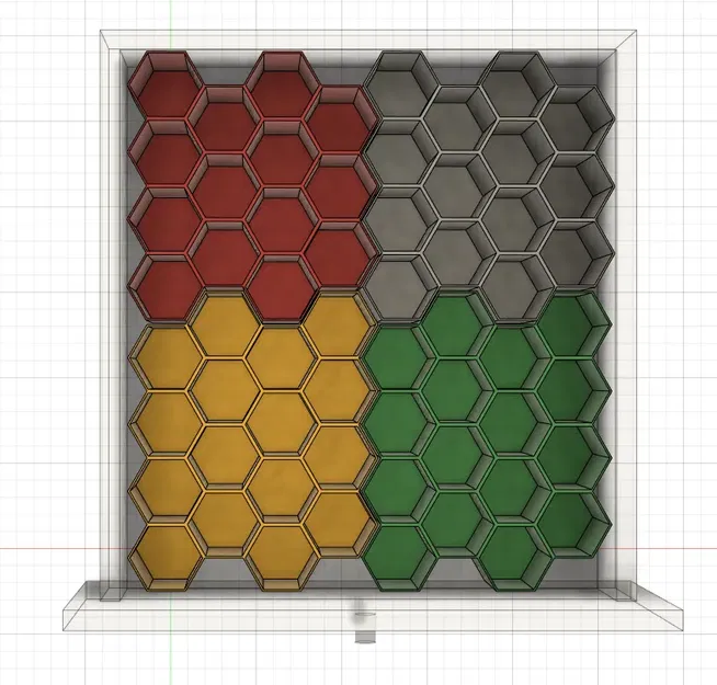 Giá đỡ cáp tổ ong cho ngăn kéo Ikea Kallax - Image 5