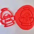 Cắt bánh quy hình thiên thần 4 inch - Thumbnail 1