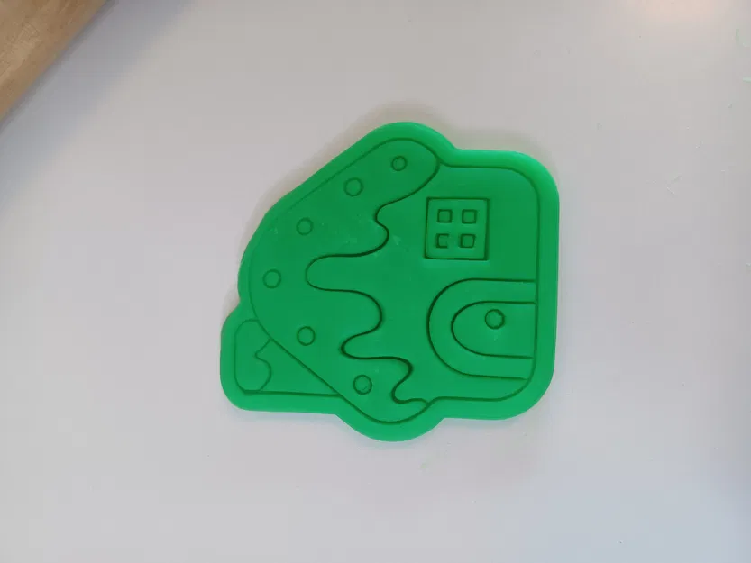 Bộ khuôn bánh gừng hình ngôi nhà 4" và 2.5 - Image 1