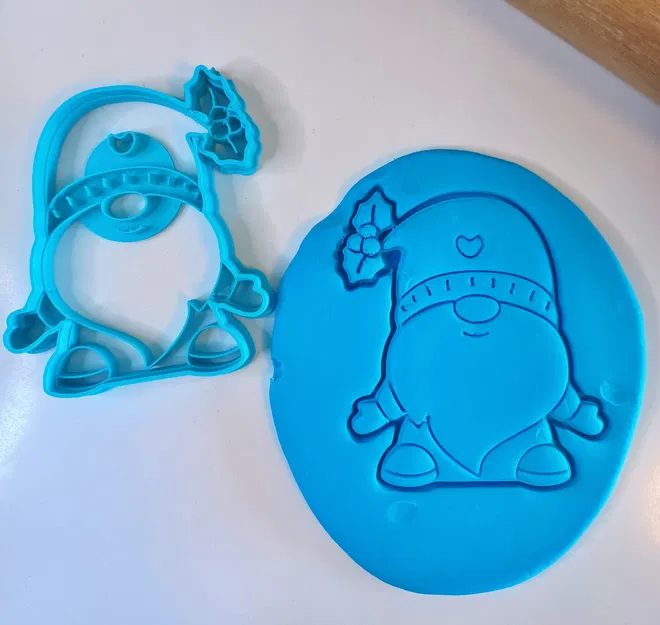 Bộ khuôn bánh quy gnome Giáng sinh 8 chiếc - Image 10