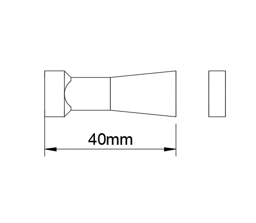 Chặn cửa từ tính với khoảng cách 40 mm - Image 3