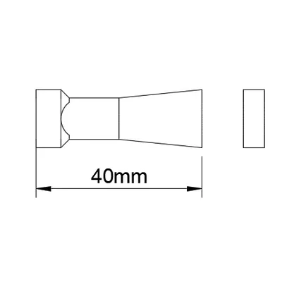 Chặn cửa từ tính với khoảng cách 40 mm
