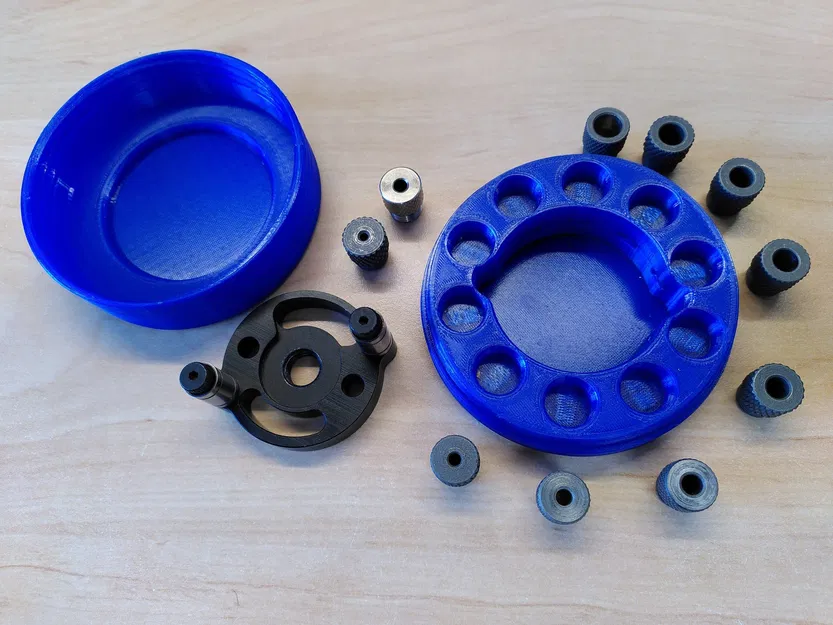 Hộp đựng jig khoan với chỗ để 10 chèn jig - Image 2