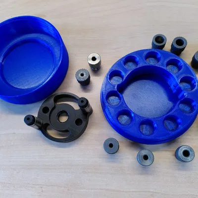 Hộp đựng jig khoan với chỗ để 10 chèn jig