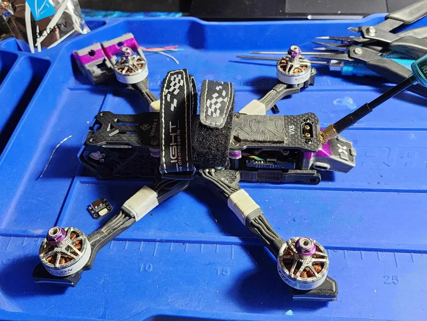 Giá đỡ Foxeer m10Q 180 GPS + SMA + USBC cho FlyFishRC Volador VX5 - Image 7