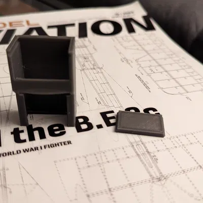 Giá đỡ cho bộ thu Spektrum AR631 trong máy bay RC