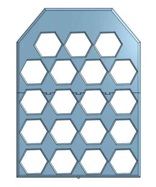 Bảng đỡ Airsoft dễ in 4 phần cho Platecarrier - Image 1