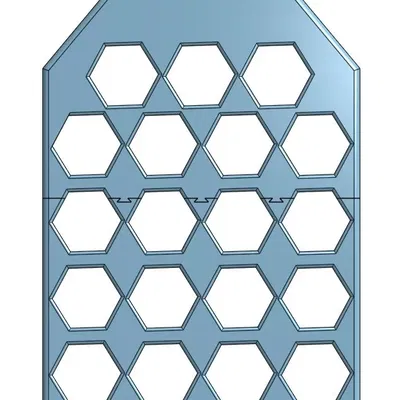 Bảng đỡ Airsoft dễ in 4 phần cho Platecarrier