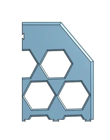 Bảng đỡ Airsoft dễ in 4 phần cho Platecarrier - Image 2