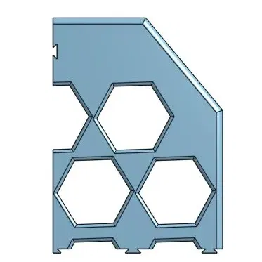 Bảng đỡ Airsoft dễ in 4 phần cho Platecarrier