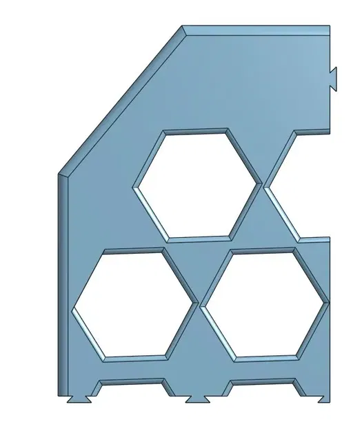 Bảng đỡ Airsoft dễ in 4 phần cho Platecarrier - Image 4