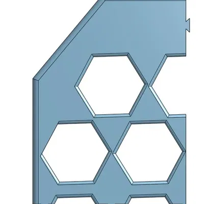 Bảng đỡ Airsoft dễ in 4 phần cho Platecarrier