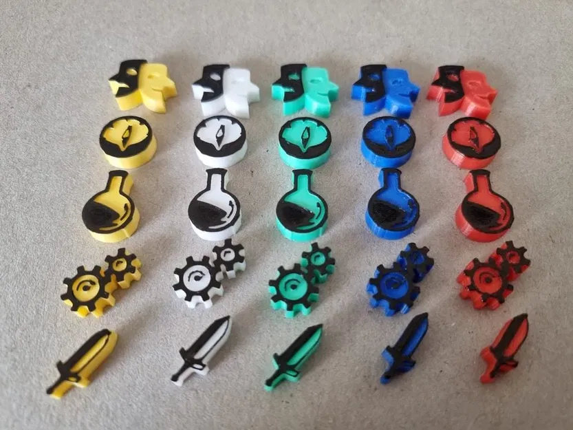 **Token người chơi cho trò chơi Tapestry** - Image 1