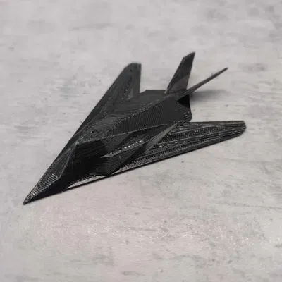 Máy bay tàng hình F-117 Night Hawk mô phỏng 3D