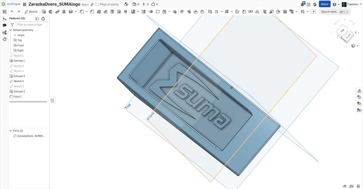 Đế giữ cửa với không gian cho logo - Image 2