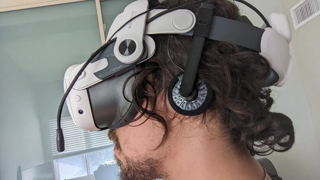 Giá đỡ tai nghe Koss Porta Pro cho Quest 3 BoboVR - Image 3