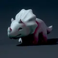 Khủng long Triceratops dễ thương - Thumbnail 1