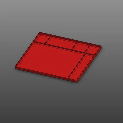 Khay chứa linh kiện lớn cho DIY di động