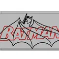 Chặn cửa hình biểu tượng Batman 220x100x50mm - Thumbnail 1