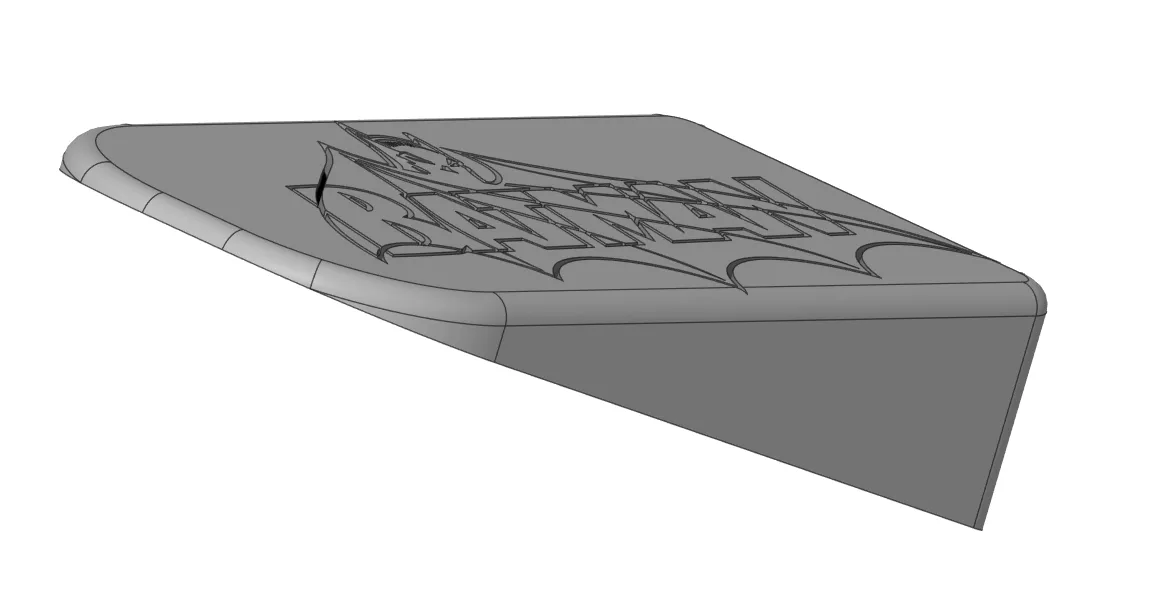 Chặn cửa hình biểu tượng Batman 220x100x50mm - Image 2