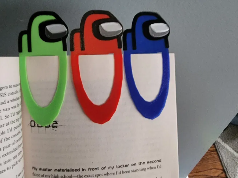 Đánh dấu sách Amongus với màu sắc tùy chọn - Image 1