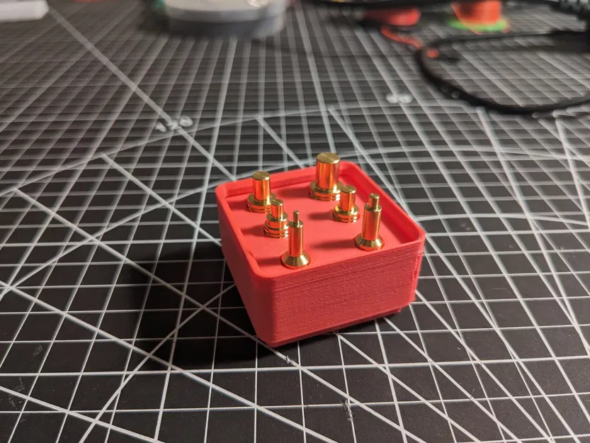 Giá đỡ đầu nối ren TS100 từ Gridfinity - Image 1